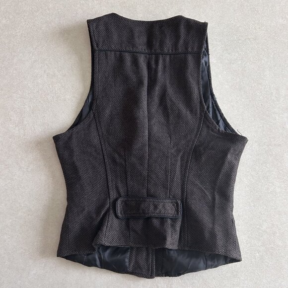 Zara TRF Tweed Vest Waistcoat ALT ASO Alice Cullen - Picture 3 of 6